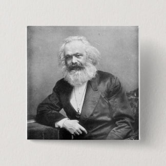 Porträtt av Karl Marx Knapp