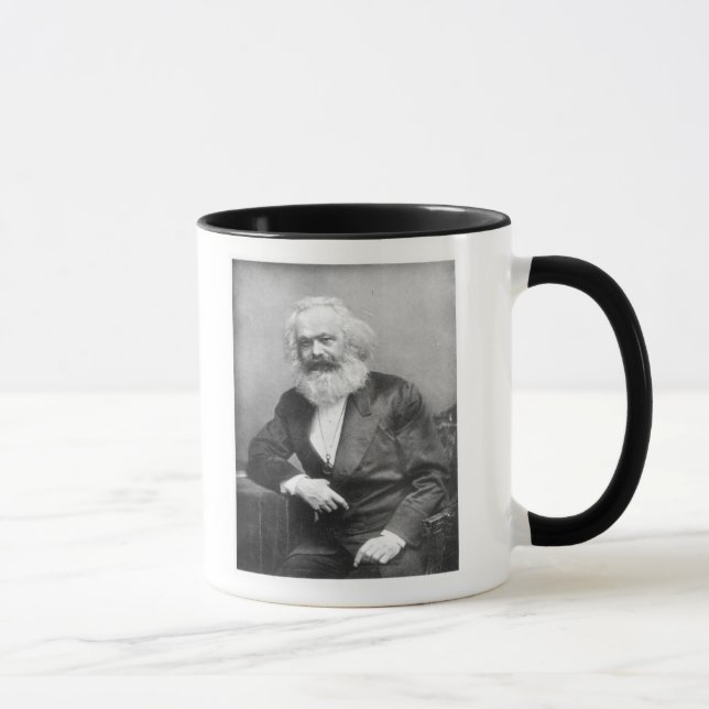 Porträtt av Karl Marx Mugg (Höger)