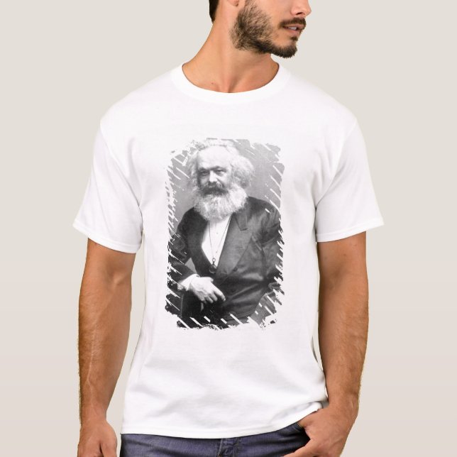 Porträtt av Karl Marx T-shirt (Framsida)