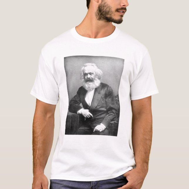 Porträtt av Karl Marx Tee Shirt (Framsida)