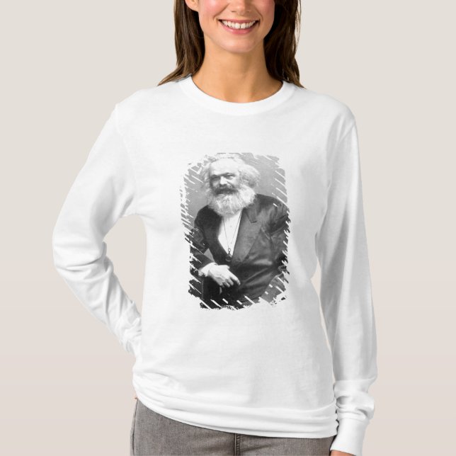 Porträtt av Karl Marx Tee Shirt (Framsida)