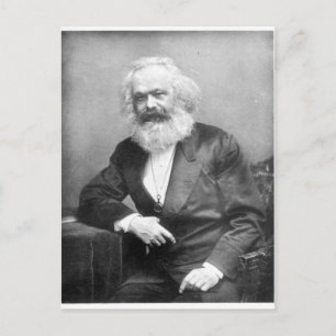 Porträtt av Karl Marx Vykort