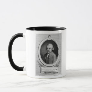 Porträtt av Karl Philipp Emmanuel Bach Mugg