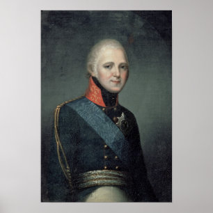 Porträtt av kejsaren Alexander mig, 1804 Poster