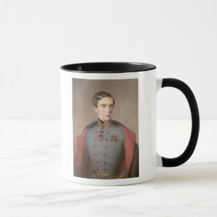Porträtt av kejsaren Franz Joseph av Österrike Mugg