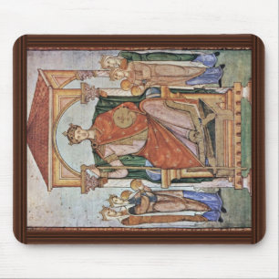 Porträtt av kejsaren Otto Ii, med symbolerna av Musmatta