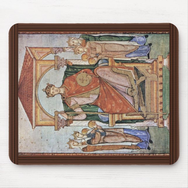 Porträtt av kejsaren Otto Ii, med symbolerna av Musmatta (Framsidan)