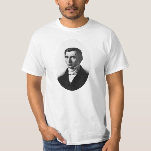 Porträtt av klassiska frisinnade Frederic Bastiat Tee (Framsida)
