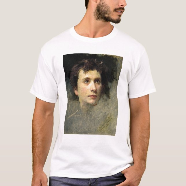 Porträtt av kompositören Pyotr Ilyich Tee Shirt (Framsida)