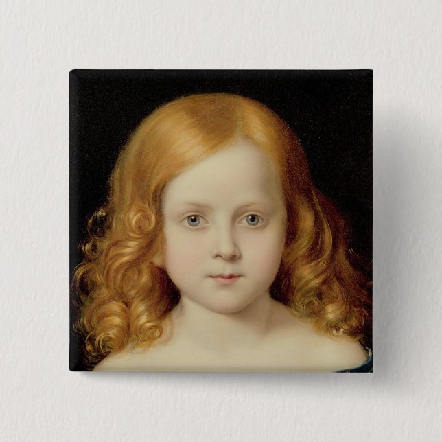 Porträtt av konstnärens dotter knapp (Framsida)