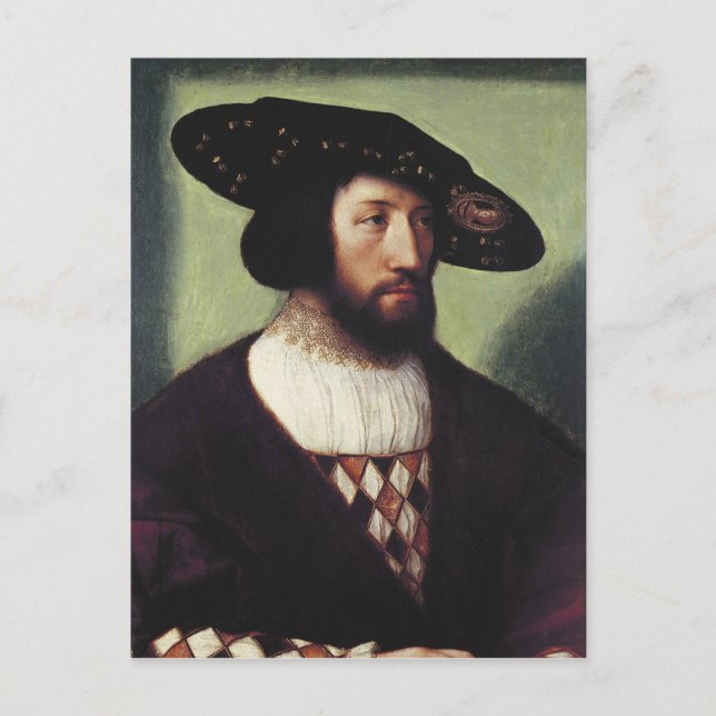 Porträtt av Kristian II Vykort (Framsida)