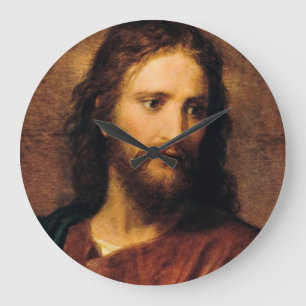 Porträtt av Kristus av Heinrich Hofmann Stor Klocka