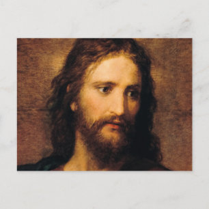 Porträtt av Kristus av Heinrich Hofmann Vykort