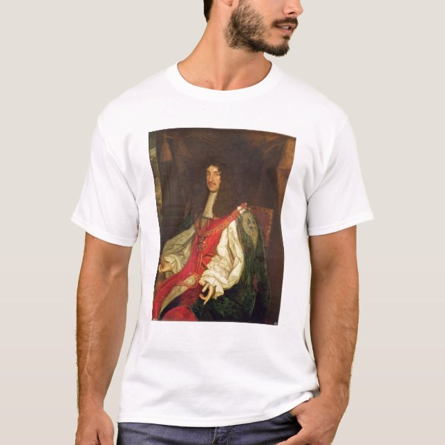 Porträtt av kungen Charles II, c.1660-65 T Shirt (Framsida)
