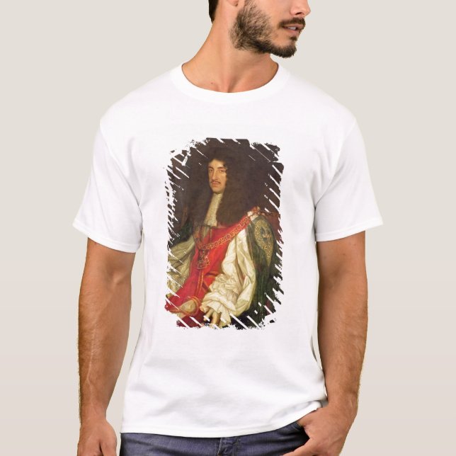 Porträtt av kungen Charles II, c.1660-65 Tee (Framsida)