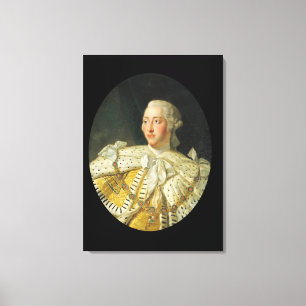 Porträtt av kungen George III efter 1760 Canvastryck