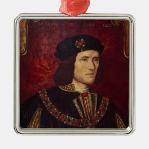 Porträtt av kungen Richard III Julgransprydnad Metall