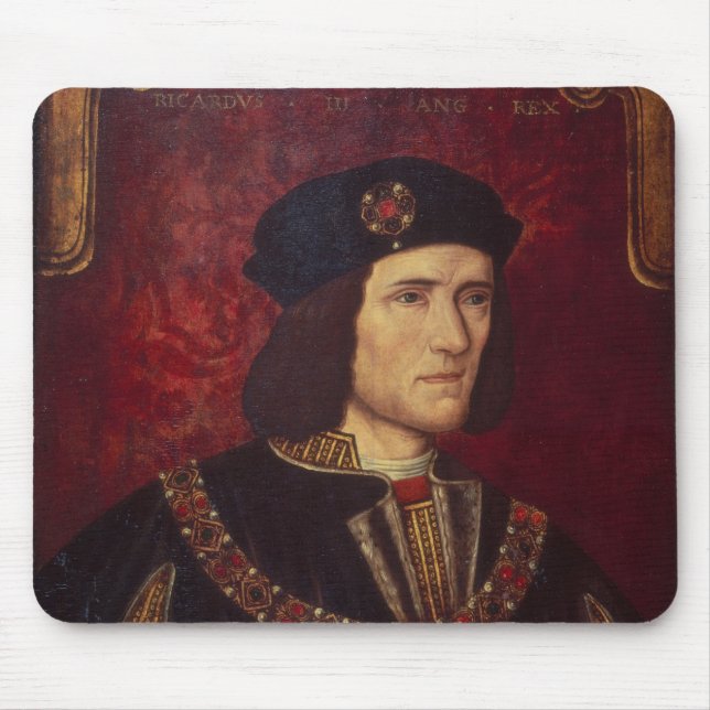 Porträtt av kungen Richard III Musmatta (Framsidan)