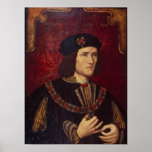 Porträtt av kungen Richard III Poster