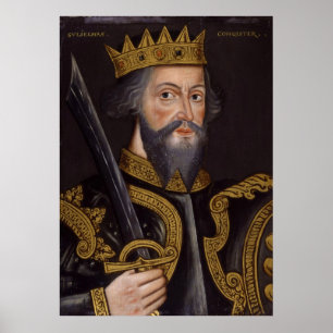 Porträtt av kungen William mig besegraren Poster