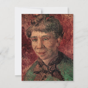 Porträtt av kvinna Madame Tanguy, Vincent van Gogh