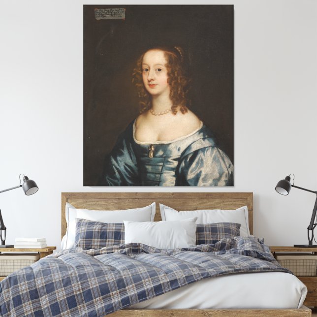 Porträtt av Lady Diana Grey, Countess Canvastryck (Insitu (sovrum))