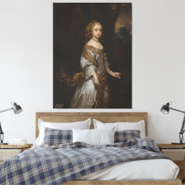 Porträtt av Lady Elizabeth Seymour Canvastryck