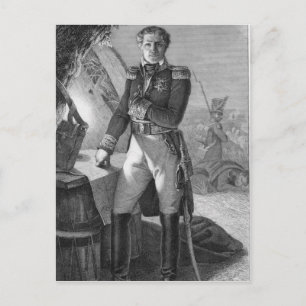 Porträtt av Laurent de Gouvion Saint-Cyr Vykort