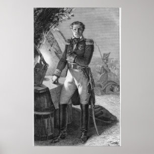 Porträtt av Laurent de Gouvion Sanktt-Cyr Poster
