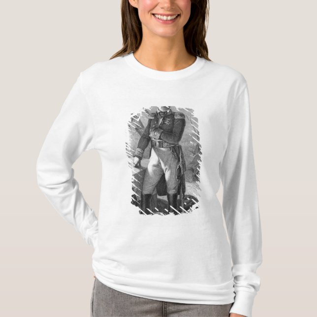 Porträtt av Laurent de Gouvion Sanktt-Cyr T Shirt (Framsida)