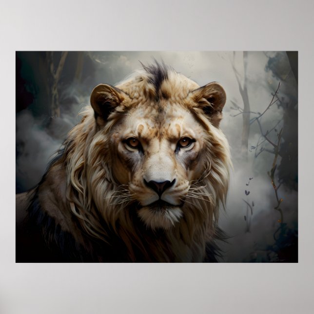 Porträtt av lejonet poster (Framsidan)