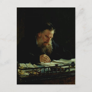 Porträtt av Lev Tolstoj Vykort