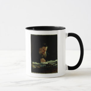 Porträtt av leven Tolstoy Mugg