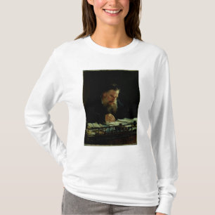 Porträtt av leven Tolstoy T-shirt