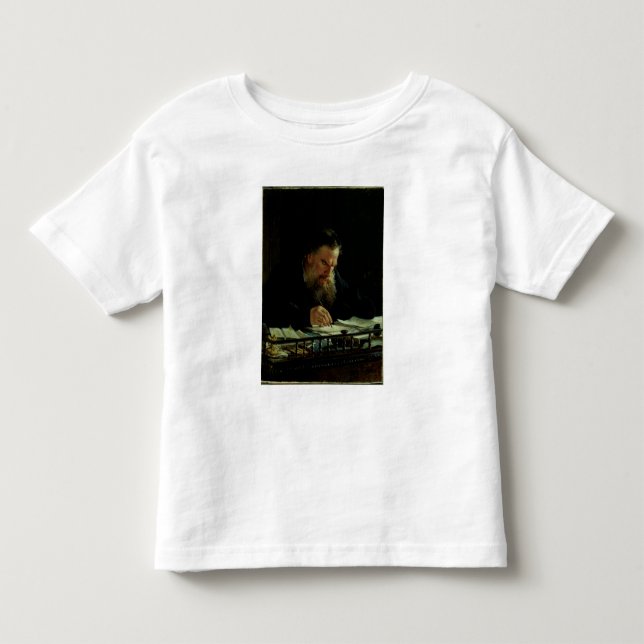 Porträtt av leven Tolstoy Tee Shirt (Framsida)