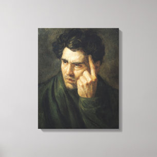 Porträtt av Lord Byron Canvastryck