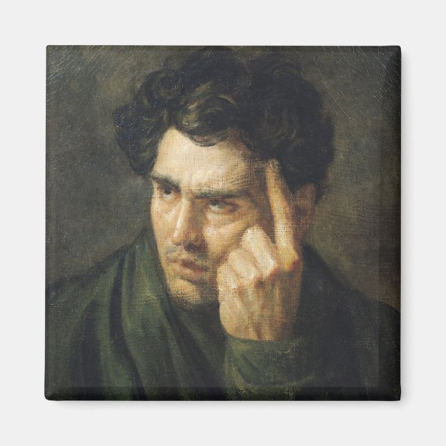 Porträtt av Lord Byron Magnet (Framsidan)