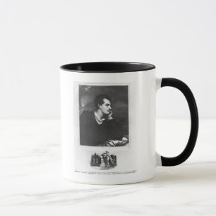 Porträtt av Lord Byron Mugg