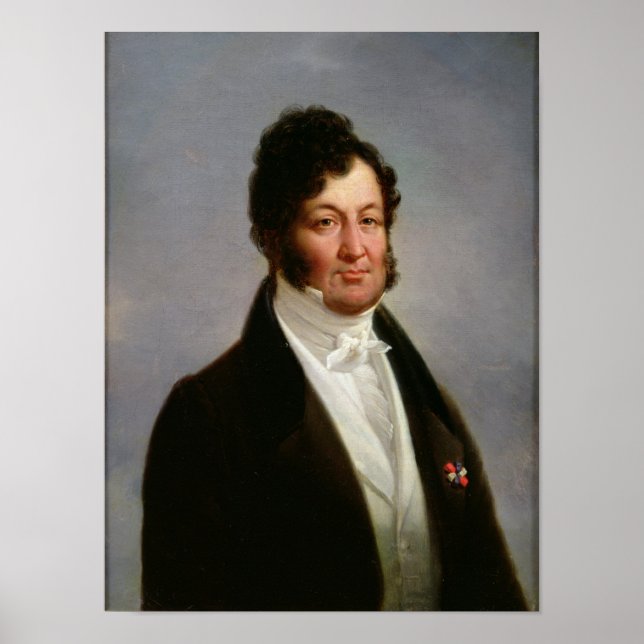 Porträtt av Louis-Philippe Kung av Frankrike Poster (Framsidan)