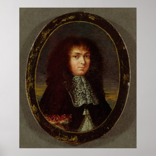 Porträtt av Louis XIV Poster