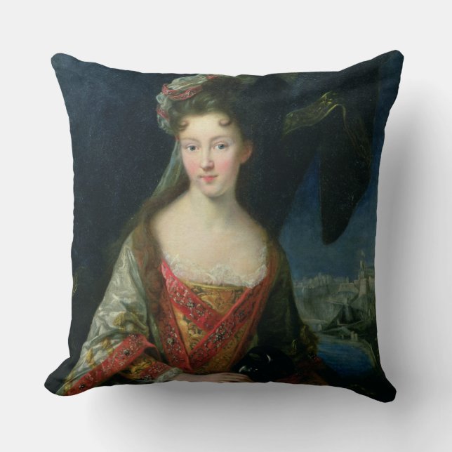 Porträtt av Louise-Hippolyte (1687-1731), Princess Kudde (Framsida)