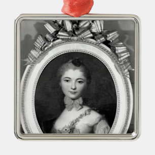 Porträtt av Louise Honorine Crozat du Chatel Julgransprydnad Metall