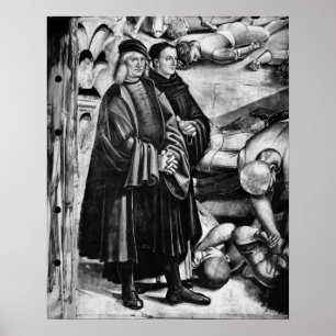 Porträtt av Luca Signorelli och Fra Angelico Poster