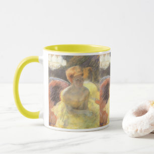 Porträtt av Lydia på operan av Mary Cassatt Mugg