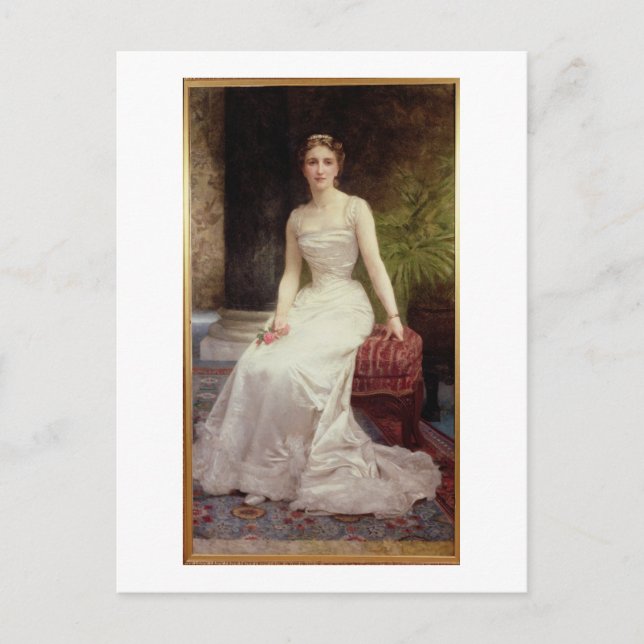 Porträtt av Madame Olry-Roederer, 1900 (olja på ka Vykort (Framsida)