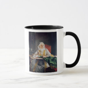 Porträtt av madamen Antoine Crozat, 1741 Mugg