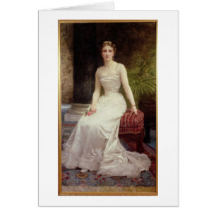 Porträtt av madamen Olry-Roederer, 1900 (olja kan Hälsningskort