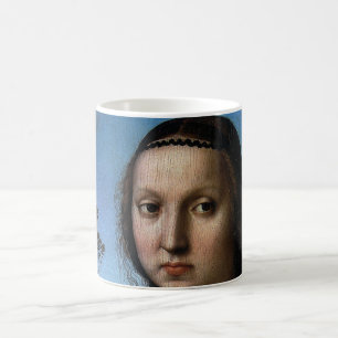 Porträtt av Maddalena Doni av Raphael Sanzio Kaffemugg
