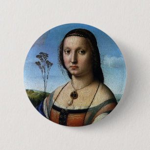 Porträtt av Maddalena Doni av Raphael Sanzio Knapp