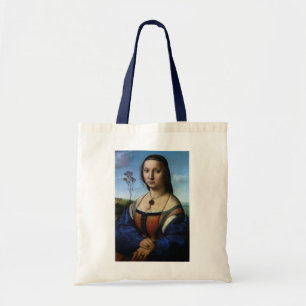 Porträtt av Maddalena Doni av Raphael Sanzio Tygkasse